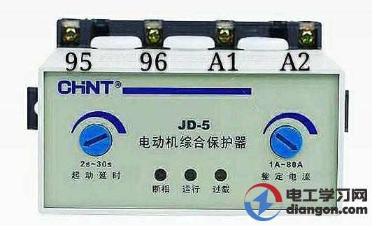 jd系列电机综合保护器怎么接线jd系列电机综合保护器接线图