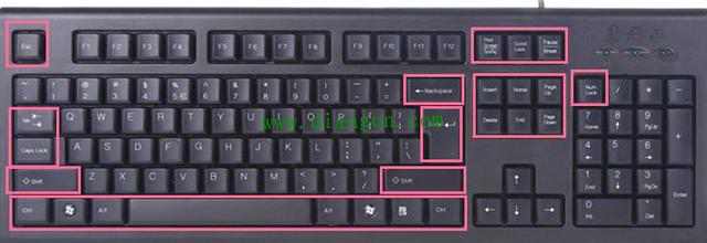 电脑的基本按键功能有哪些键盘键位图功能介绍