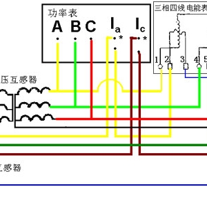 10kv线路电压互感器和电流互感器的接线图