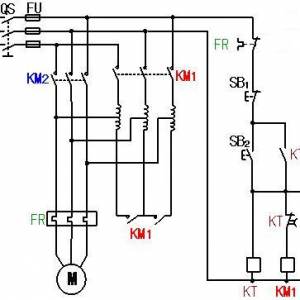 三相异步电动机自耦变压器降压启动原理图解