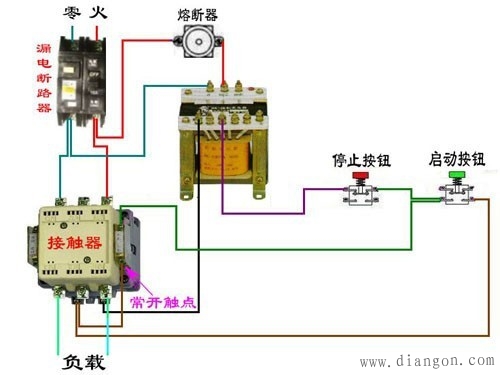 调温式热熔器接线法图片