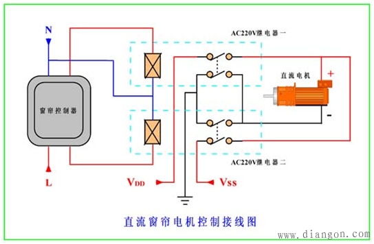 48v直流串励电机接线图图片