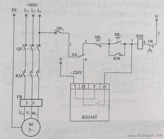 微電腦時控開關接線圖 - 電路圖分享_電工學習網