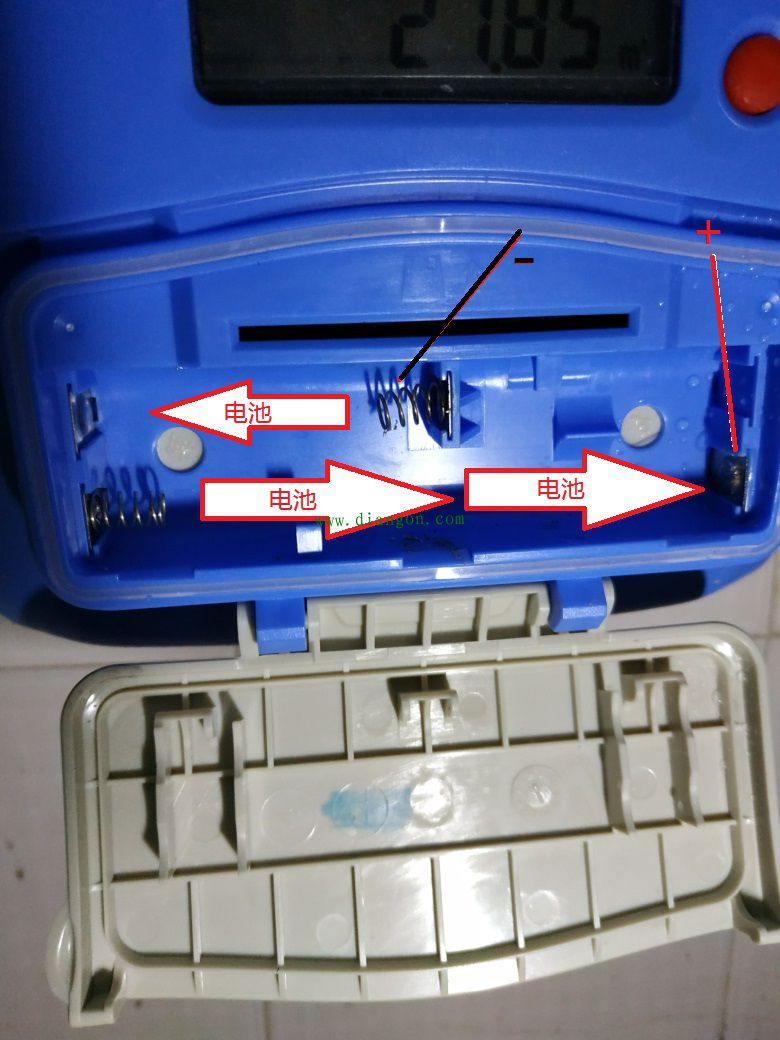 天然气表怎么换电池图片